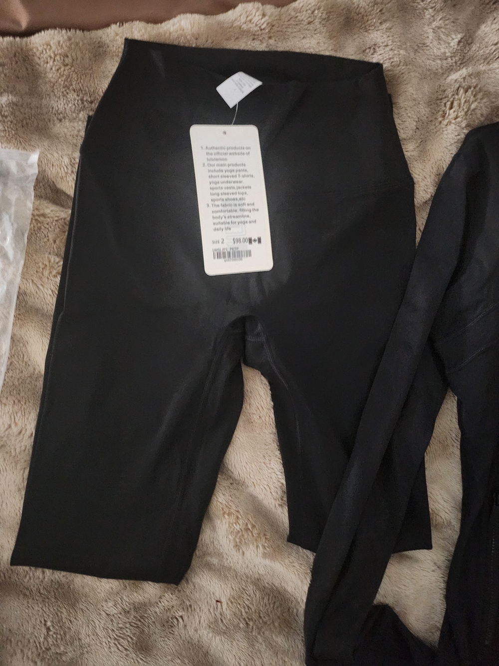 lululemon athletica Black High-Rise Leggings & Jacket Set - Picture 3 of 4